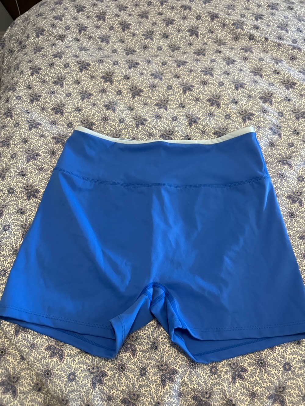 Altar'd State Royal Blue High-Waist Bike Shorts
